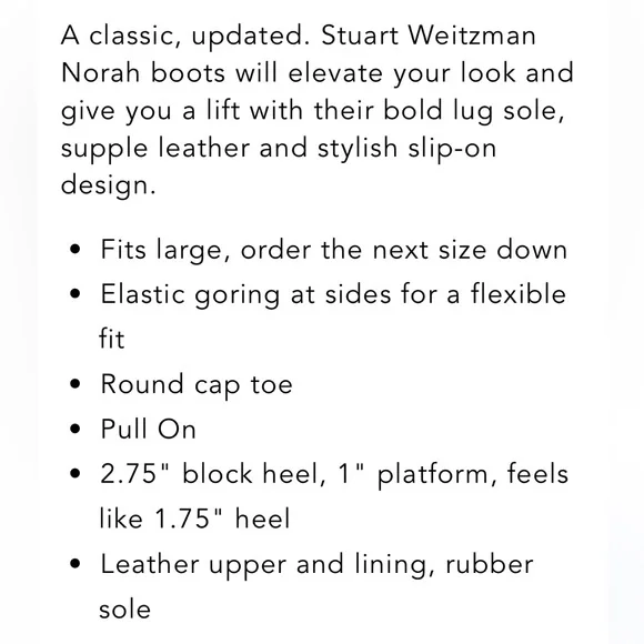 Stuart Weitzman Norah platform block heel leather Chelsea boot - Picture 2 of 11